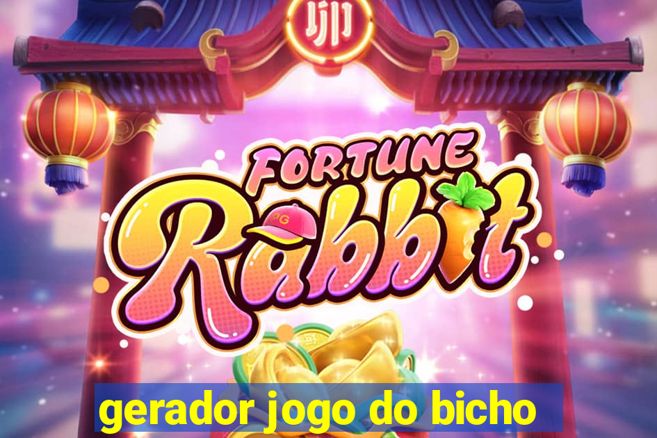 gerador jogo do bicho